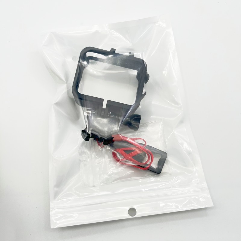 Plastový rám pre Insta360 GO 3S s dvomi studenými držiakmi a nabíjacím priestorom – ochranný rám tela