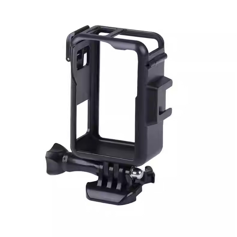 Plastični zaštitni okvir za DJI Action3 s hot shoem, otisnut logotip, uključuje popis pakiranja