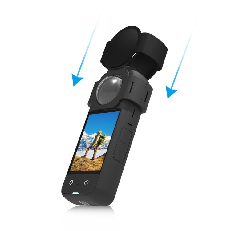 Puluz Fat Cow Pu830b husă din silicon pentru obiectiv Insta360 One X3