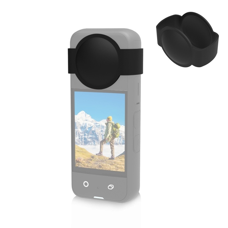 Puluz Fat Cow Pu830b husă din silicon pentru obiectiv Insta360 One X3