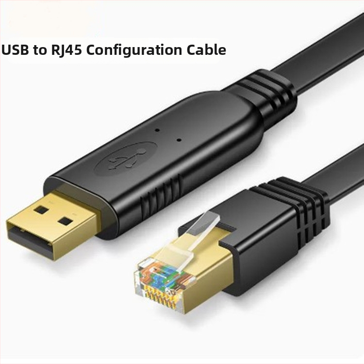 FTDI USB-C na RJ-45 RS232 konzolový kábel pre notebook s FTDI čipom