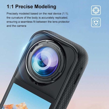 Rotirajući zaštitnik objektiva za Insta360 X5 – prašini i pad otporan, plastični materijal