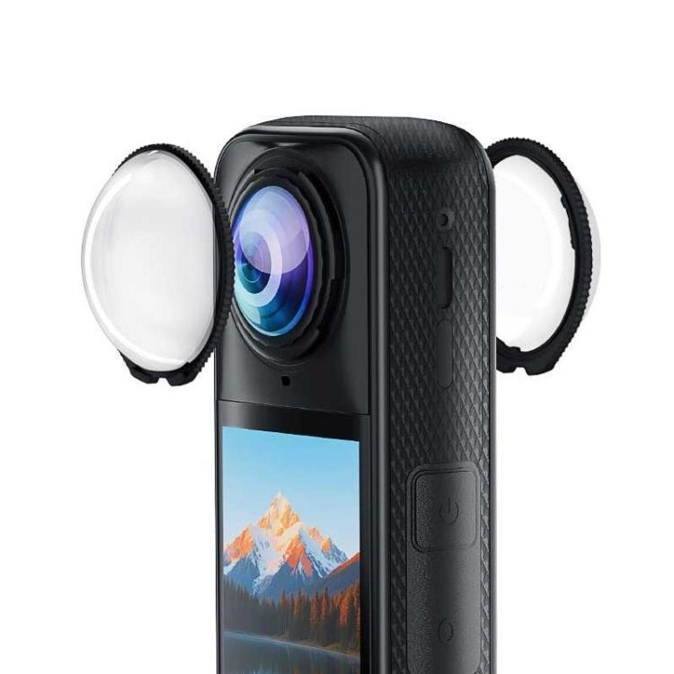Rotirajući zaštitnik objektiva za Insta360 X5 – prašini i pad otporan, plastični materijal