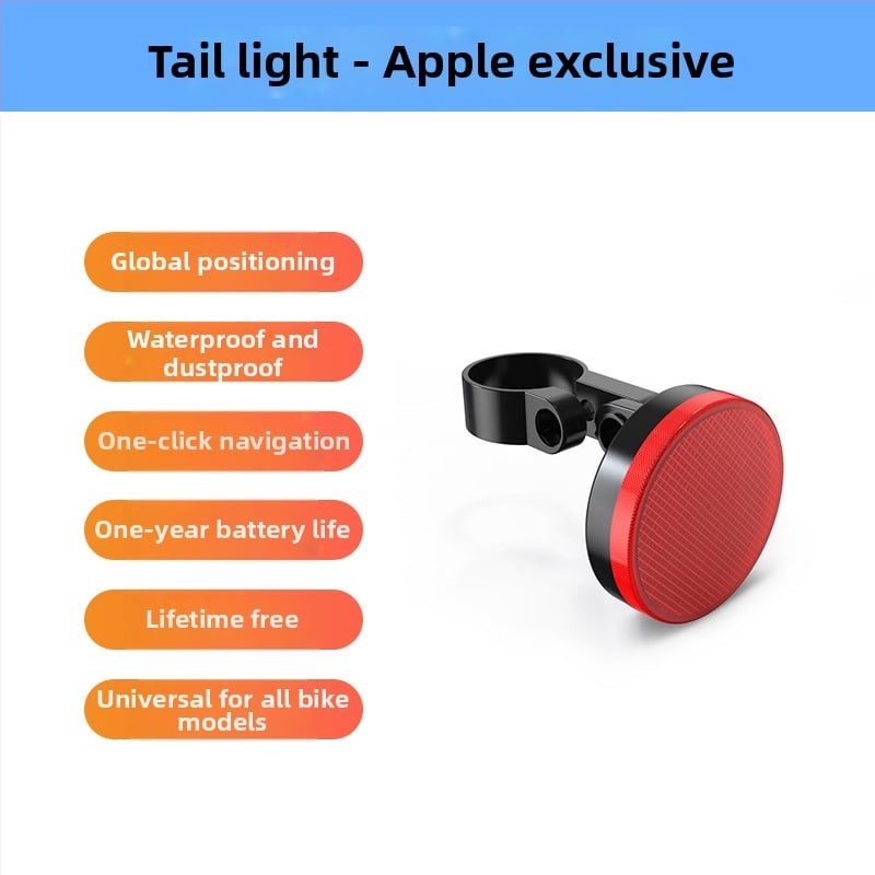 Kerékpárlokátor anti-lopás nyomkövetéssel, pohártartó MTB-hez – AirTag kompatibilis, ABS, 220 mAh, iOS