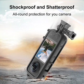 Ramă de protecție Insta360 X3 – plastic, model Pu809b, brand Puluz Fat Cow