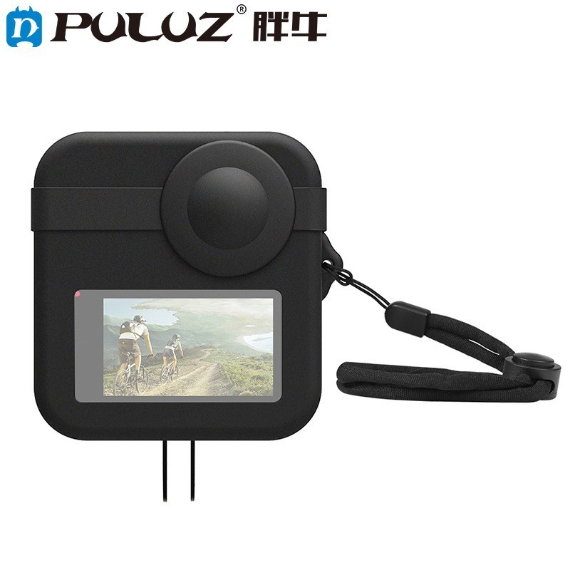 Silikonska zaštitna maska za GoPro Max s poklopcem leće Pu454b Puluz/Fat Cow