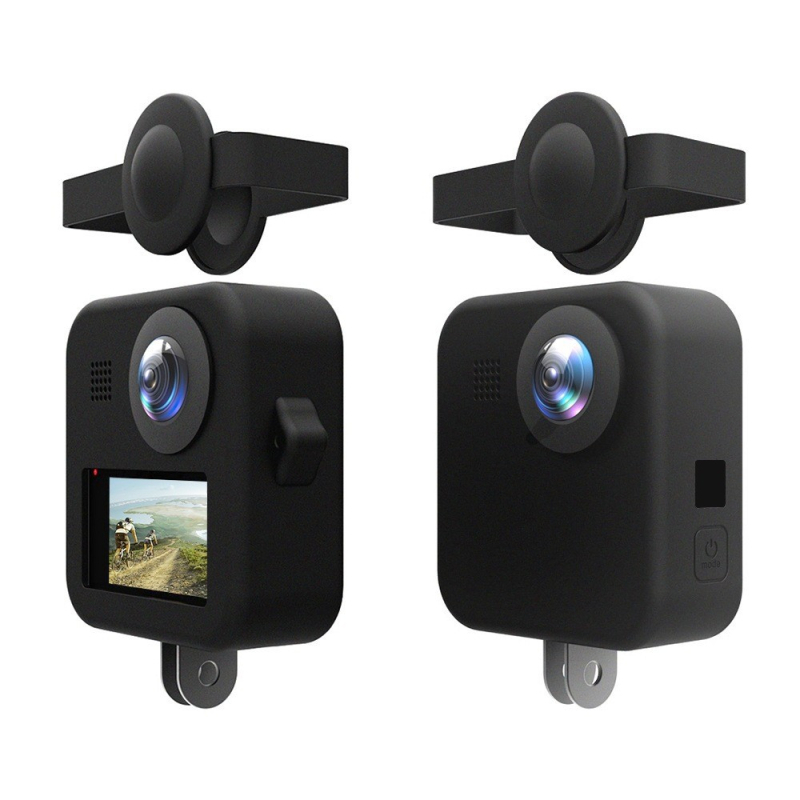 Silikonska zaštitna maska za GoPro Max s poklopcem leće Pu454b Puluz/Fat Cow