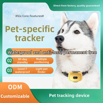 GPS gyvūnėlių sekiklis (ABS, polimerinė baterija, 32 MB atmintis, GPS tikslumas 1-5 m)