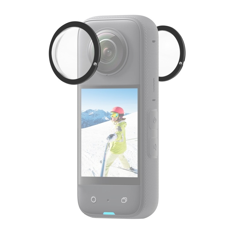 Ljepljivi zaštitnik objektiva za Insta360 X3 panoramsku kameru – otporan na prašinu, otporan na pad, plastika, Pu806b, Puluz Fat Cow