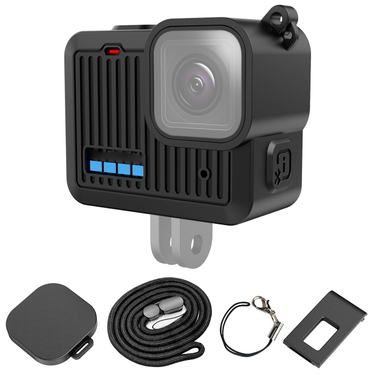 Puluz Fat Cow silikon zaštitni set za GoPro HERO 4K akcijsku kameru, model Pu717b, materijal silikon, uključeno pakiranje, moguć print logotipa