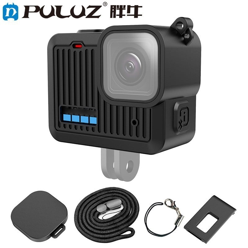 Puluz Fat Cow silikon zaštitni set za GoPro HERO 4K akcijsku kameru, model Pu717b, materijal silikon, uključeno pakiranje, moguć print logotipa