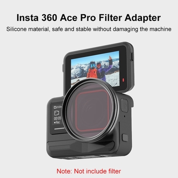 Pu993b Ramă de protecție a obiectivului din aliaj de aluminiu pentru Insta360 Ace Pro