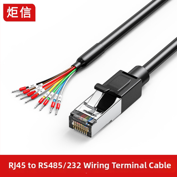 Juxin Riadiaca línia RJ45 na 8P8C kábel pre ladeniu RS232/485, skrútený pár