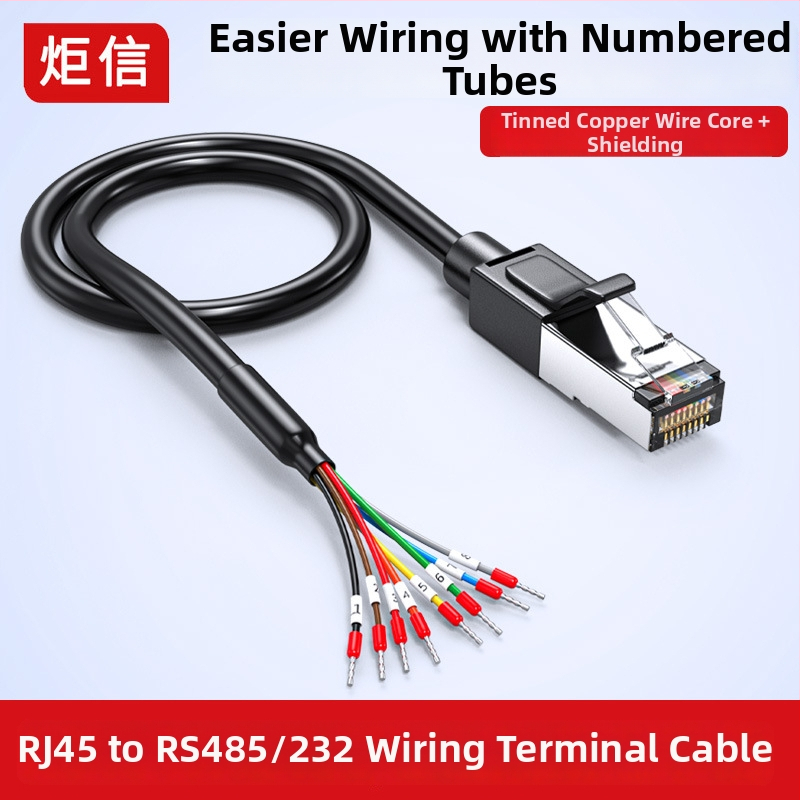 Juxin Riadiaca línia RJ45 na 8P8C kábel pre ladeniu RS232/485, skrútený pár