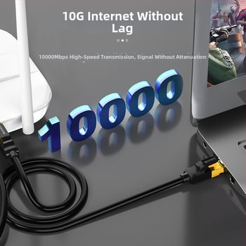 CAT-701H Cablu Ethernet Cat7 ecranat, Conector RJ-45, Diametru 6.0 mm, Înveliș PVC, Cupru Pur