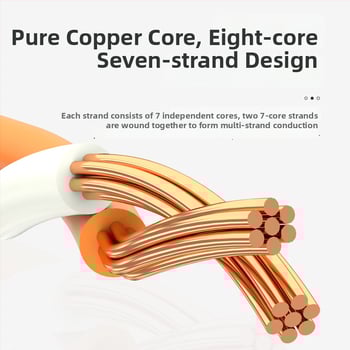 CAT-701H Cablu Ethernet Cat7 ecranat, Conector RJ-45, Diametru 6.0 mm, Înveliș PVC, Cupru Pur