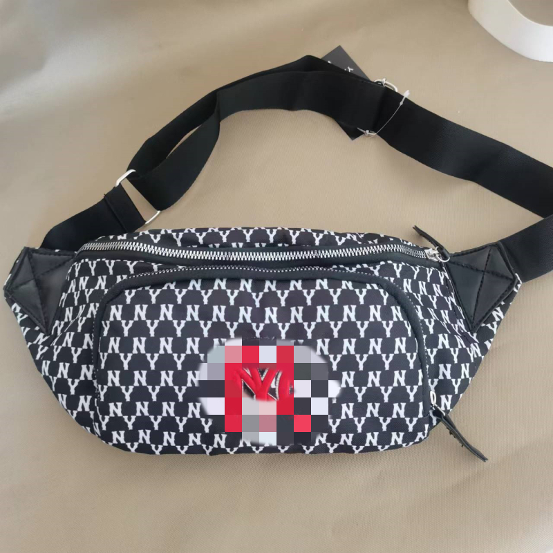 Muška torba za prsa – Ulični stil, platno, uzorak slova, podstava od poliestera