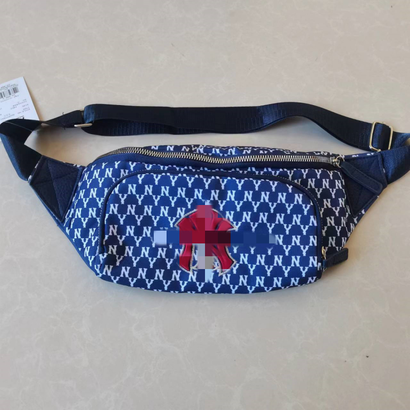 Muška torba za prsa – Ulični stil, platno, uzorak slova, podstava od poliestera