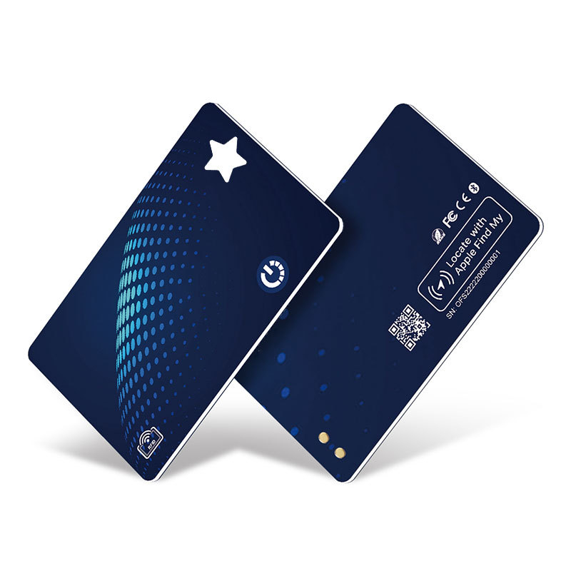 Together AL001 Card Anti-Lost Device pentru iOS (iOS14.5+), baterie 100 mAh, rază 60–100 m, greutate 11 g, interfață personalizabilă și imprimare logo