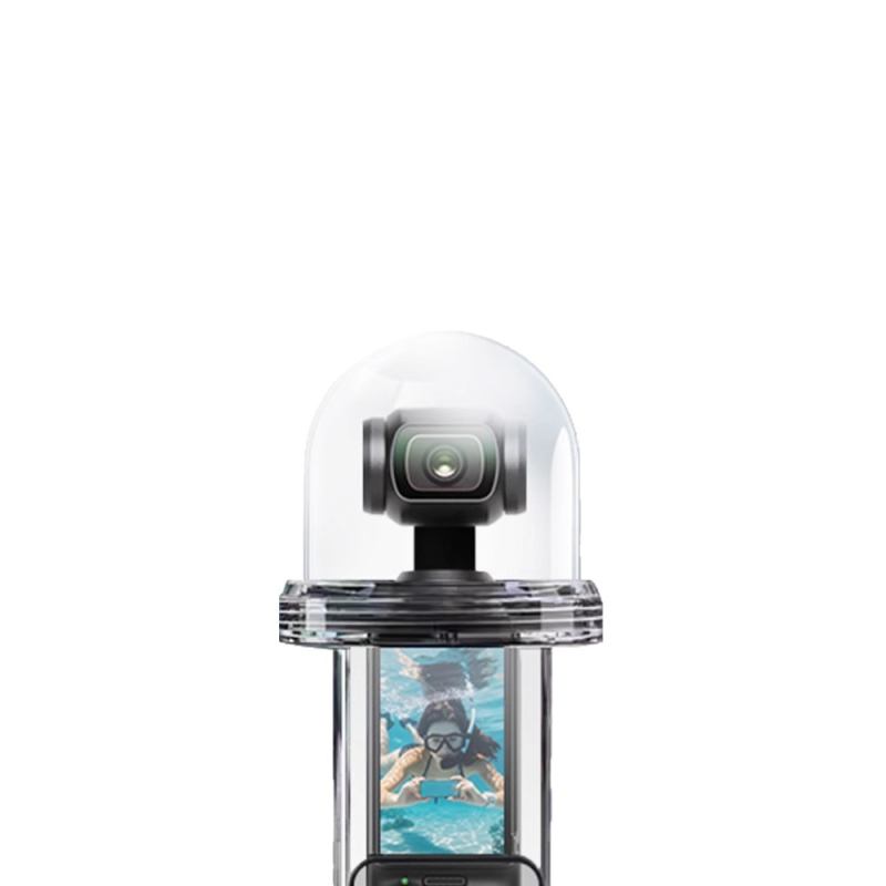 Vodotesný kryt Pocket3 pre DJI Pocket3 - plastová konštrukcia; Obsahuje vodotesný kryt, rukoväť, 1/4-palecová základňa adaptéra, dlhú skrutku, 12 anti-fog listov