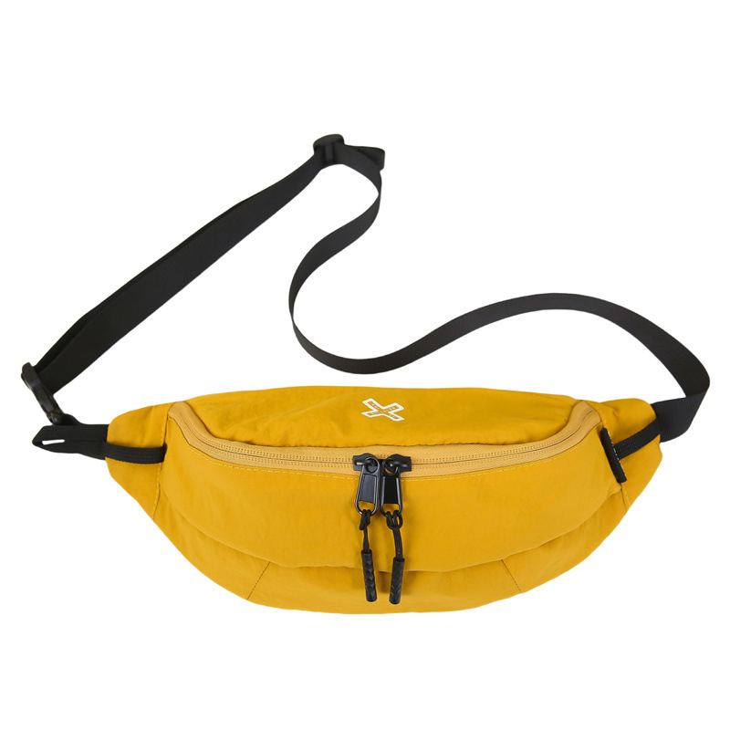 Muška nylon crossbody torba, urban stil, zatvarač, poliester podstava, laminirani unutarnji džep