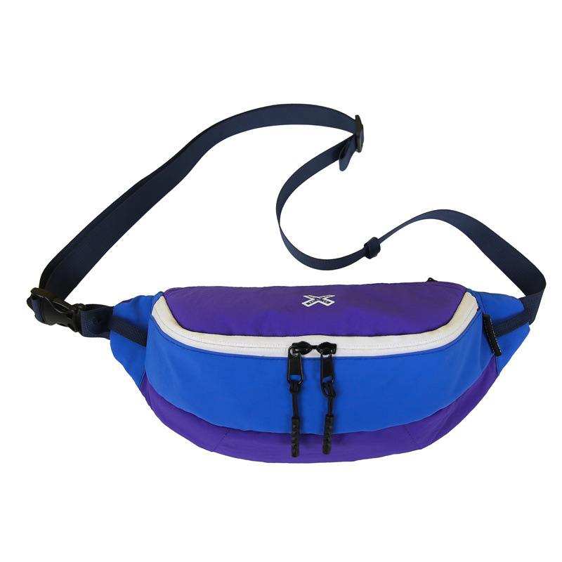 Muška nylon crossbody torba, urban stil, zatvarač, poliester podstava, laminirani unutarnji džep