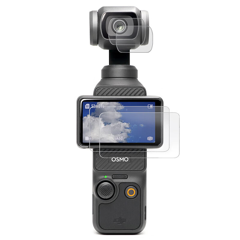 Προστατευτικό φιλμ φακού για DJI Osmo Pocket 3 με ηλεκτροπλατιωμένο αντι-ανακλαστικό επίχρισμα, ανθεκτικό σε γρατσουνιές και δακτυλικά αποτυπώματα