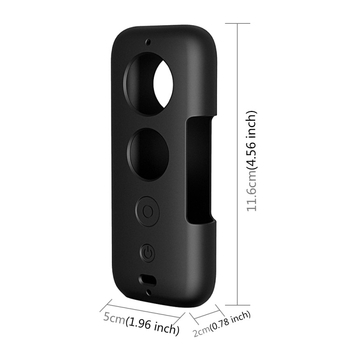 Silikonska zaštitna futrola s kapom objektiva za Insta360 One X, Pu399b, Puluz Fat Cow