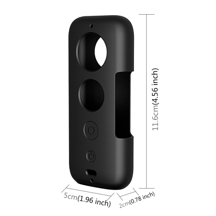 Silikonska zaštitna futrola s kapom objektiva za Insta360 One X, Pu399b, Puluz Fat Cow