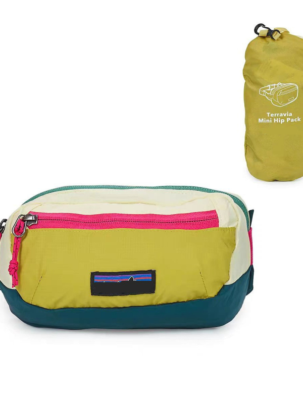 Najlonska sportska kaišna torbica: vodootporna, ultra lagana, podstava od poliester, unisex, za vanjske sportove, Proljeće 2025