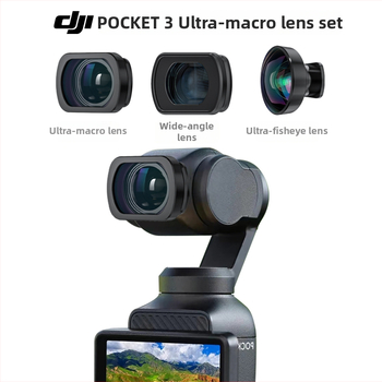 Μαγνητικός μακροφακός για Osmo Pocket 3 – αλουμινένιο σώμα 6063 + οπτικό γυαλί, φίλτρα ND, CPL, UV, 7 g