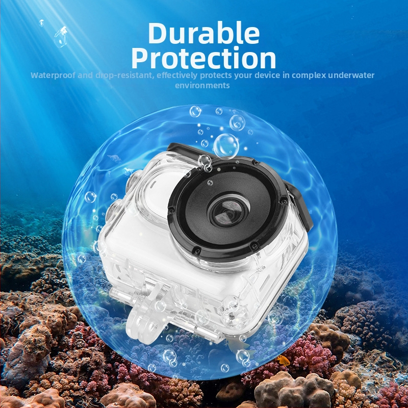 Carcasă protector subacvatică pentru Insta360 GO3/GO3S, husă impermeabilă, model Ewb9939, OEM