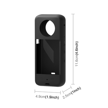 Silikonsko zaštitno kućište Insta360 X3 s zaštitom objektiva - Puluz Fat Cow Pu802b