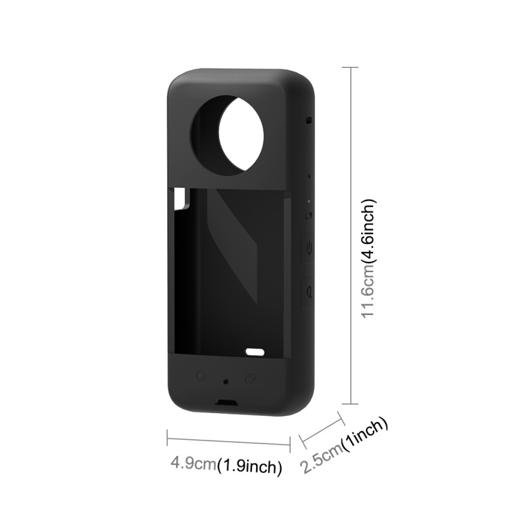 Silikonsko zaštitno kućište Insta360 X3 s zaštitom objektiva - Puluz Fat Cow Pu802b