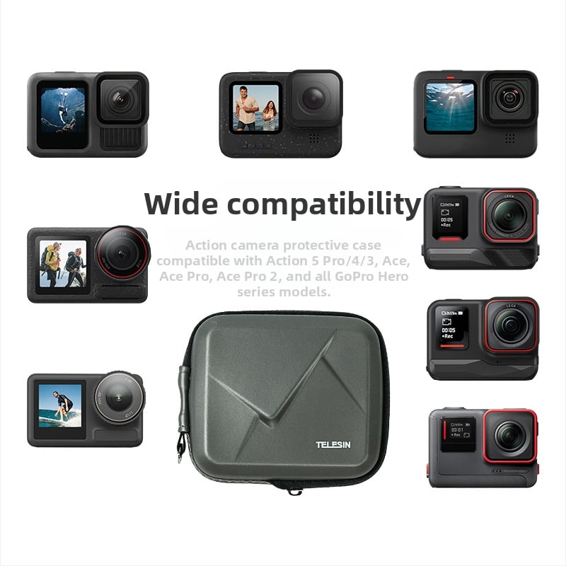TELESIN ochranná taška na telo pre série Gopro/action/ace – model Gp/oa/ace series neutral, kompatibilné s Gopro/action/ace sériami, logo tlačené
