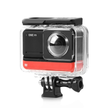 Puluz Fat Cow carcasă subacvatică Pu803 pentru Insta360 One RS, cameră panoramică cu două obiective