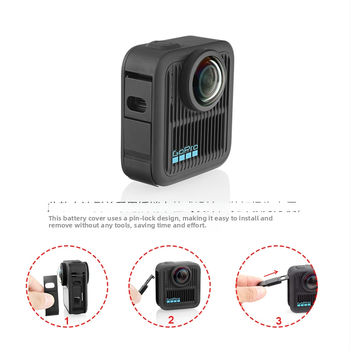 GoPro MaX2 hlinírový bočný kryt batérie 54.5 mm (kompatibilný s MaX2)