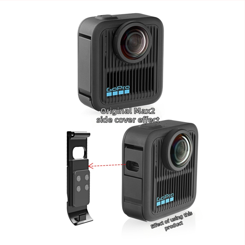 GoPro MaX2 hlinírový bočný kryt batérie 54.5 mm (kompatibilný s MaX2)