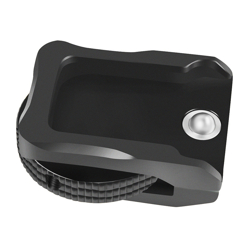 Adaptor 1/4 pentru suport rece pentru cage-ul unei camere fără oglindă – aliaj de aluminiu, montaj rapid, bază anti-cădere, pentru iluminare și microfon