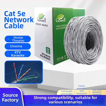 Kábel Ethernet Cat5e neplášťovaný PoE pre inžinierske a monitorovacie riešenia v inteligentnej domácnosti - 1000 Mbps - Dĺžky: 10 m, 100 m, 280 m, 300 m