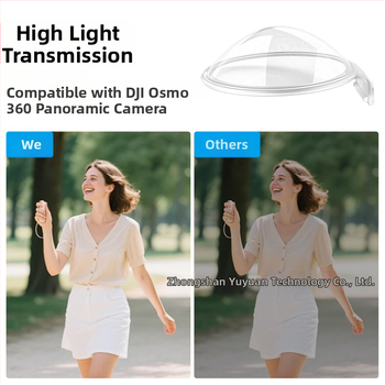 Objektyvo dangtelis DJI Osmo360 — aukšto skaidrumo, atsparus kritimams ir įbrėžimams (Suderinama su Osmo360; Modelis: Osmo360; Užsakyti pavyzdžiai)