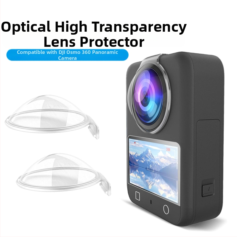 Objektyvo dangtelis DJI Osmo360 — aukšto skaidrumo, atsparus kritimams ir įbrėžimams (Suderinama su Osmo360; Modelis: Osmo360; Užsakyti pavyzdžiai)