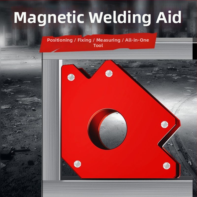 Magnētisks uzstādītājs metināšanai taisnā leņķī — mājsaimniecības lietošanai, lokalizators un fiksēšanas instruments