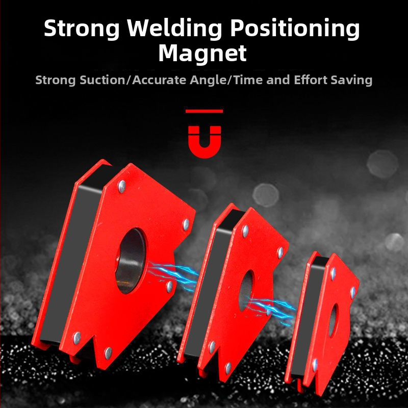 Magnētisks uzstādītājs metināšanai taisnā leņķī — mājsaimniecības lietošanai, lokalizators un fiksēšanas instruments