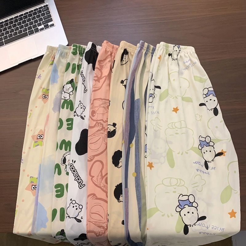 Set de pijamale pentru femei – velur cald, imprimeu cu câine, mâneci lungi, pentru iarnă