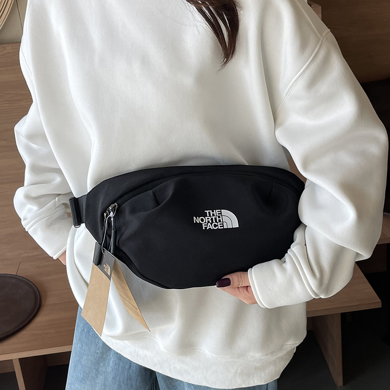 Crossbody torba od najlona, ulični stil, proljeće 2025, zatvarač, unutarnja džep za telefon