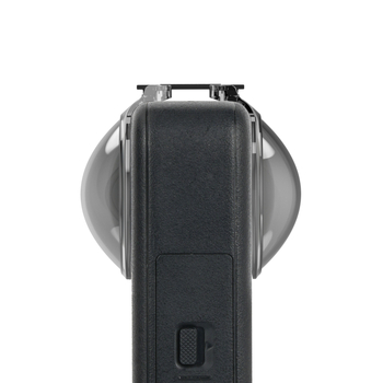 DJI Osmo 360 objektívvédő – Integrált objektívfedél, Karcolásálló, Anyag: Műanyag + Szilikon, Modell Os-g041