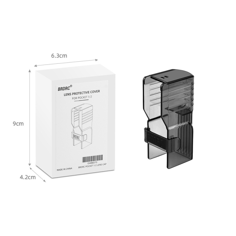 Capac de protecție pentru DJI Osmo Pocket 2 – obiectiv, ecran și gimbal (Brdrc • ABS • 22 g • 2023)