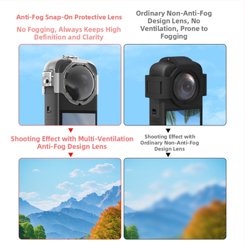 Insta360 X4 objektyvo dangtelis – PC medžiaga, 20 g, įtrauktas 1 dangtelis