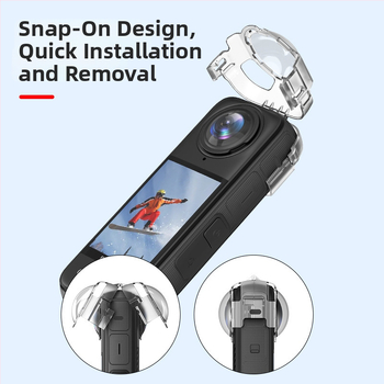 Insta360 X4 objektyvo dangtelis – PC medžiaga, 20 g, įtrauktas 1 dangtelis